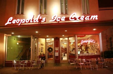 Leopolds ice cream - Broughton Street: Sunday – Thursday 11AM – 10PM. Friday – Saturday 11AM – 10PM. Airport Kiosk: Daily 10AM – 7PM. Airport Shop: Daily 11AM – 8PM. 